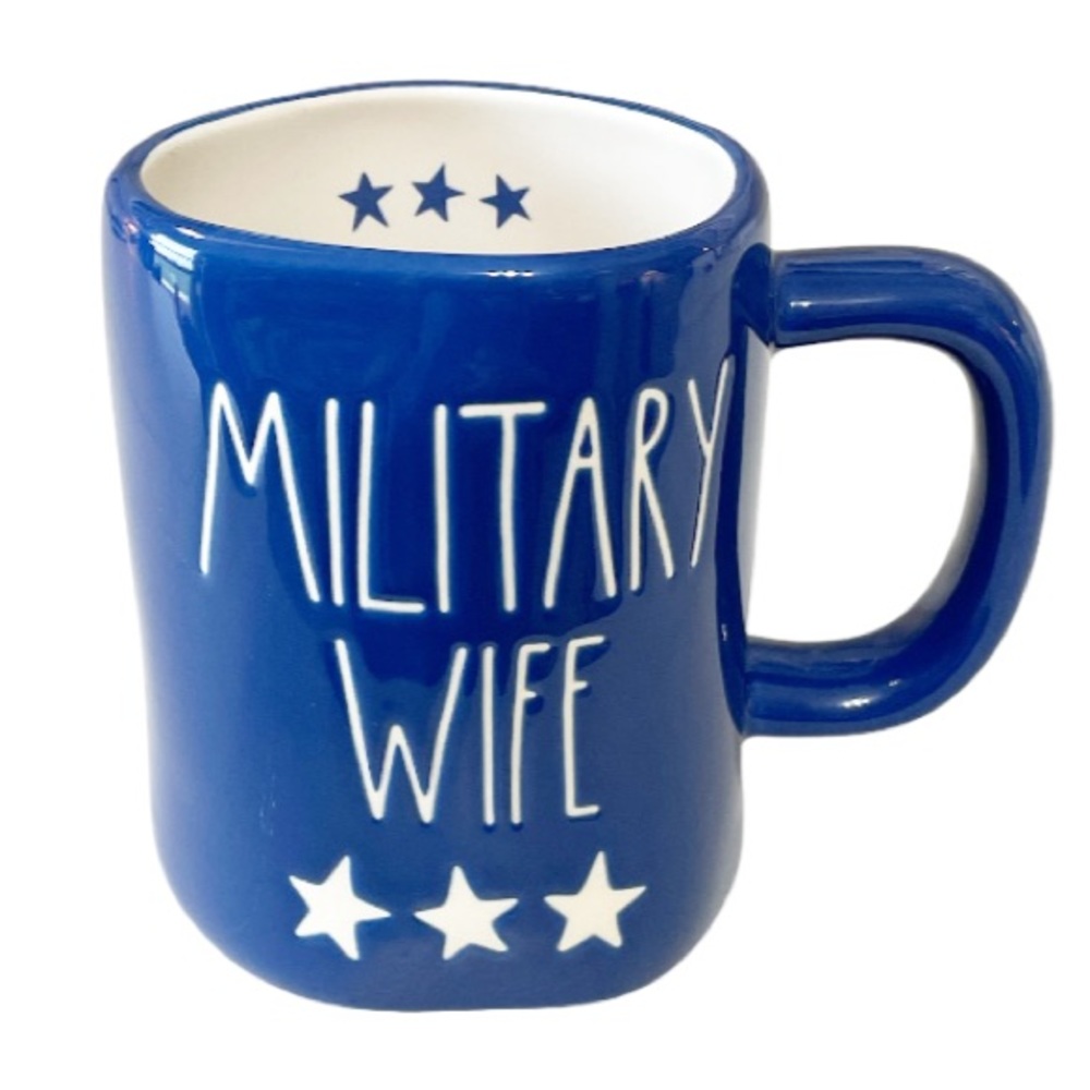 NEW Rae Dunn MILITARY WIFE Mug 🇺🇸⭐️🇺🇸